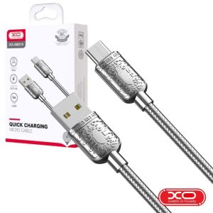 Cabo USB-A 2.0 Macho / USB-C 2.4A 1m Prateado XO - (NB216-USBC/SR)