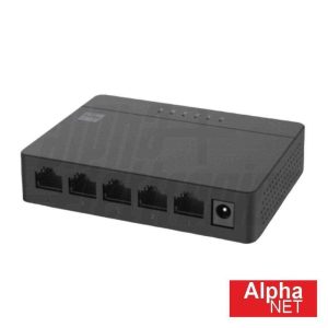 Switch De Rede Ethernet 5 Portas Gigabit RJ45 ALPHANET - (NSG1005V1)