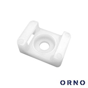 Fixador P/ Abraçadeiras 100X Branco ORNO - (OR-AE-13204/100)