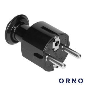 Ficha Schuko Macho 16A/230V IP20 ORNO - (OR-AE-13304/B)