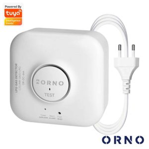 Detetor De Gás GLP 230V AC C/ Alarme TUYA Wi-Fi ORNO - (OR-DC-644)