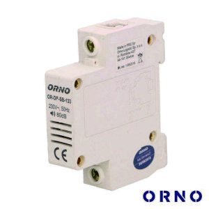 Campainha De Interior 230V P/ Calhas DIN ORNO - (OR-DP-SB-133)