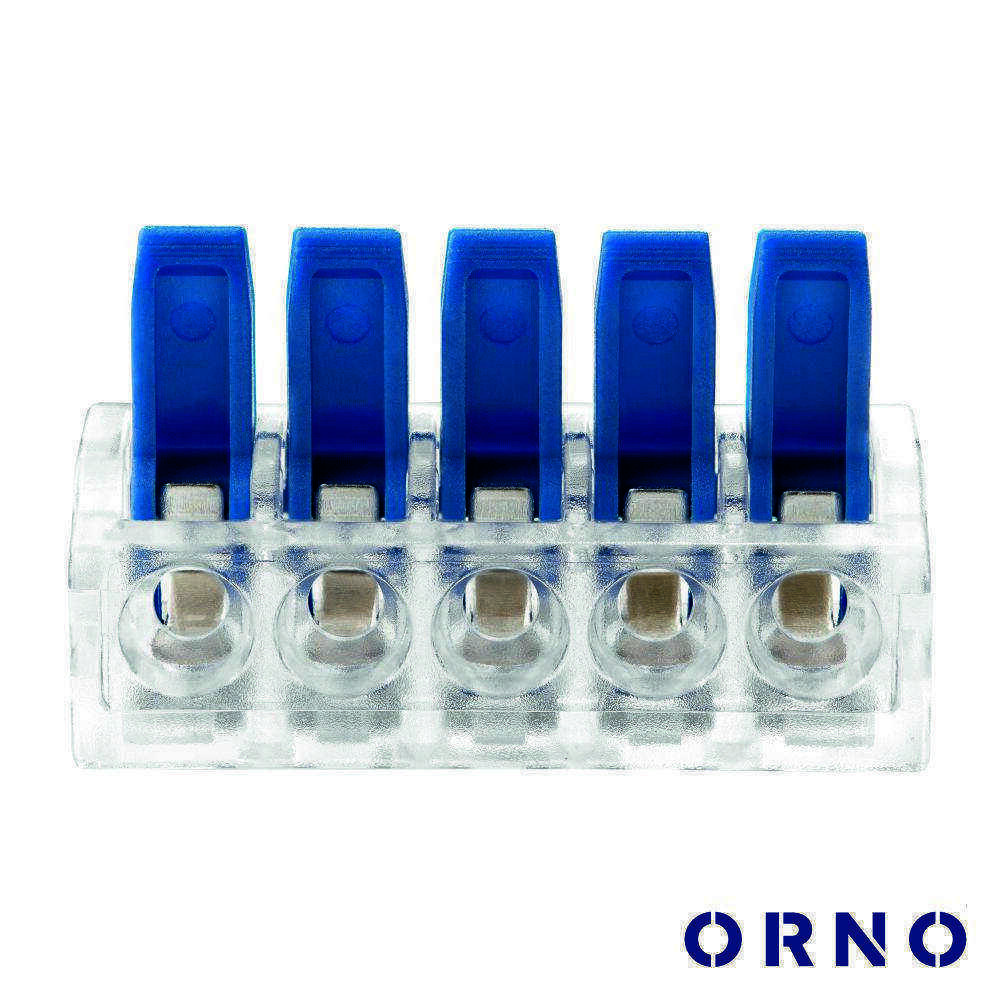 Ligador Rápido C/ Patilha 5 Condutores 0.75-4mm² 4x ORNO - Image 2