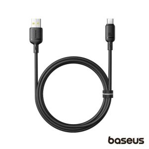 Cabo USB-A / USB-C 100W PD 1m Silky BASEUS - (P10377703113-00)