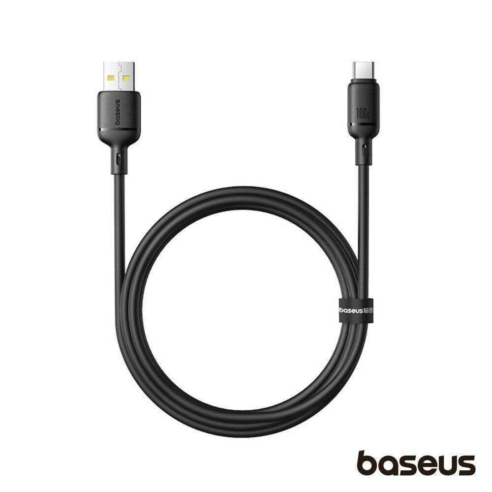 Cabo USB-A / USB-C 100W PD 2m Silky BASEUS - (P10377703113-01)