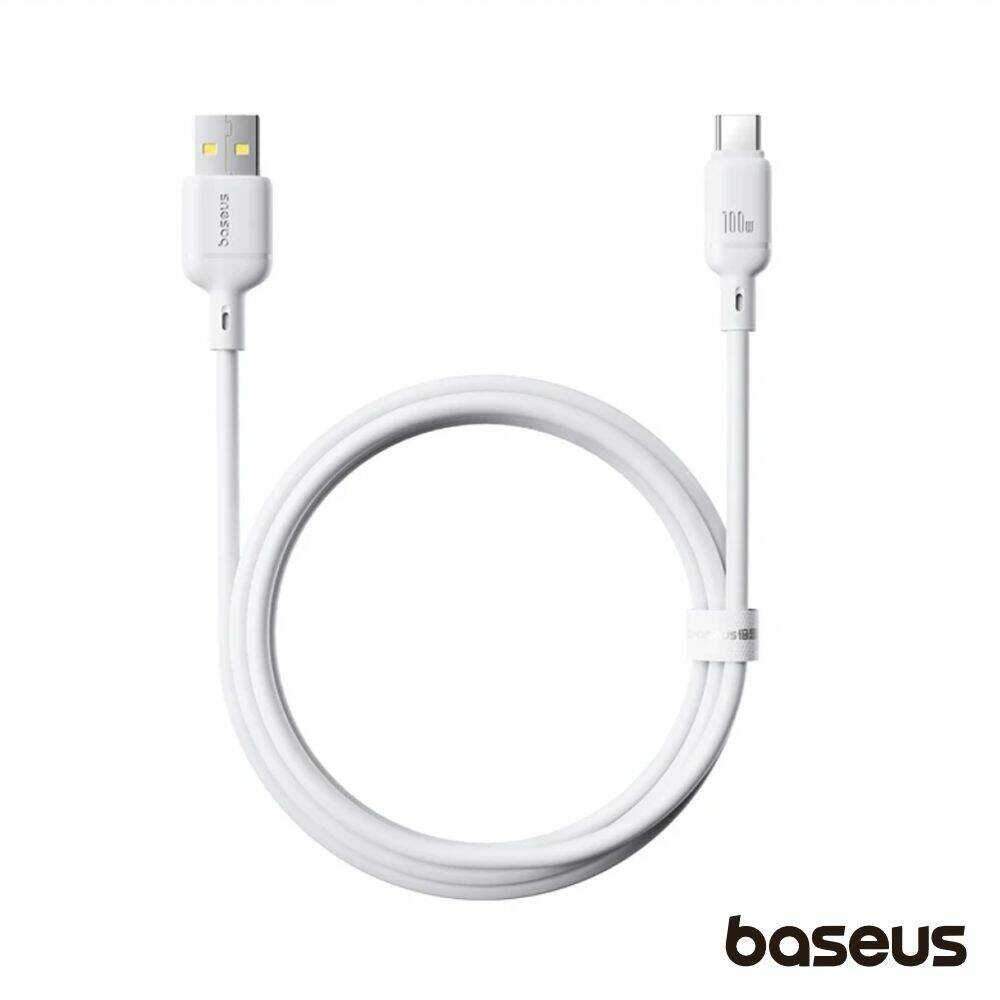 Cabo USB-A / USB-C 100W PD 2m Silky BASEUS - (P10377703213-01)