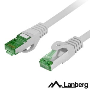 Cabo De Rede S/FTP CAT7 LSZH Cobre Puro 10m Cinzento LANBERG - (PCF7-10CU-1000-S)