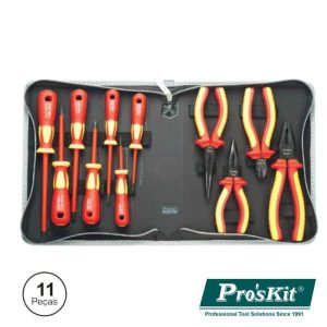 Mala Ferramentas Profissional 11 Peças Isoladas 1000V PROSKI - (PK-2802)