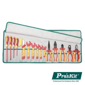Conjunto de 15 Ferramentas VDE 1000V PROSKIT - (PK-2813M)