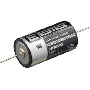 Pilha Li-Socl2 LR14/C ER26500 Terminais 3.6V 9000ma EEMB - (PL427A/1)