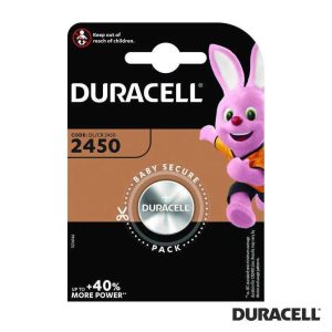 Pilha Lítio Botão CR2450 3V Blister DURACELL - (PLD-2450)