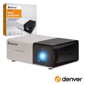 Vídeo Projetor FHD c/ HDMI/USB-C/MicroSD DENVER - (PR-800B)