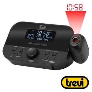 Relógio Despertador FM/RDS/DAB+ Digital TREVI - (RC85D8DAB)