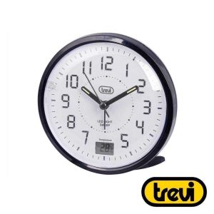Relógio Despertador Analógico C/ Mostrador Têmperatura TREVI - (SL3P27-BK)