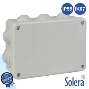 Caixa De Derivação Estanque C/ 8 Cones 153x110x55mm SOLERA - (SLR-616)