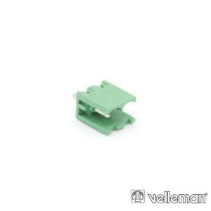 Ficha Conectora Macho 2p Circuito Impresso VELLEMAN - (TENM02)