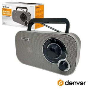 Rádio FM Portátil Cinzento DENVER - (TR-51 GREY)