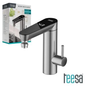 Torneira Elétrica de Bancada 220V 3000W IPX4 Inox TEESA - (TSA4111)