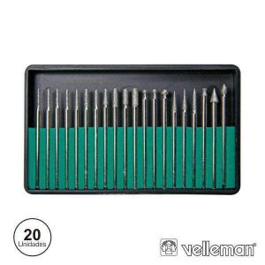 Conjunto De 20 Pontas De Fresas P/ Mini Berbequim - (VTHDS2N)