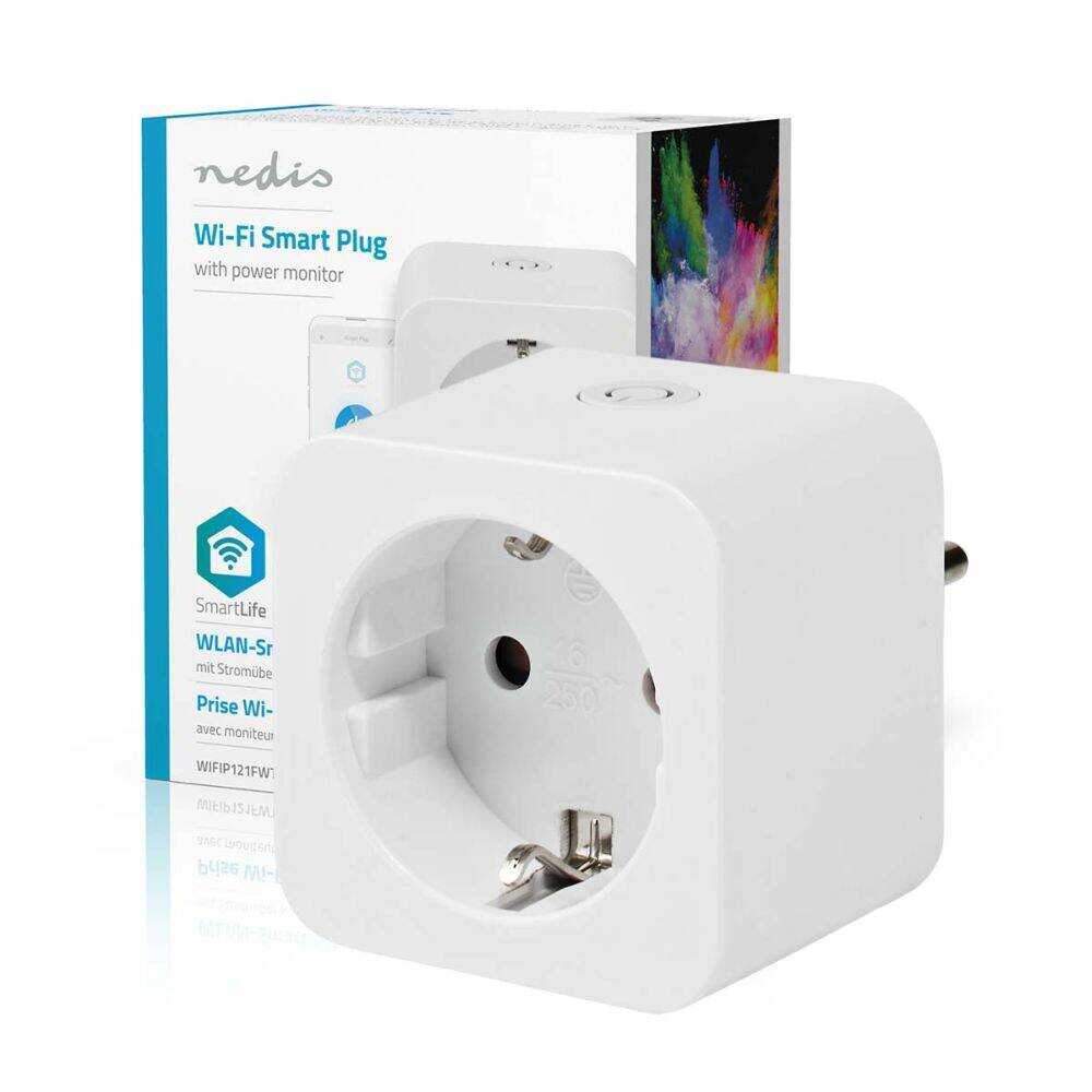 Tomada Elétrica Schuko Wifi C/ App - (WIFIP121FWT)