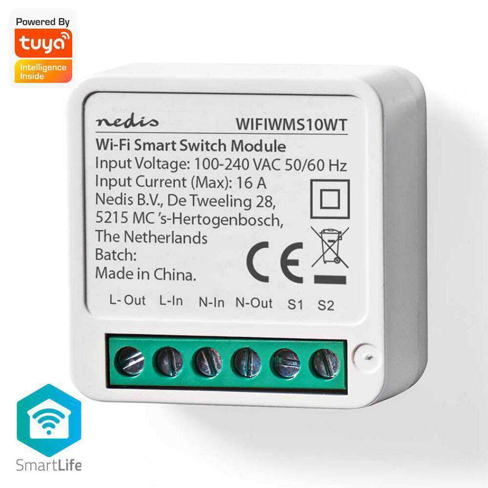 Interruptor de Encastrar Inteligente WiFi TUYA - (WIFIWMS10WT)