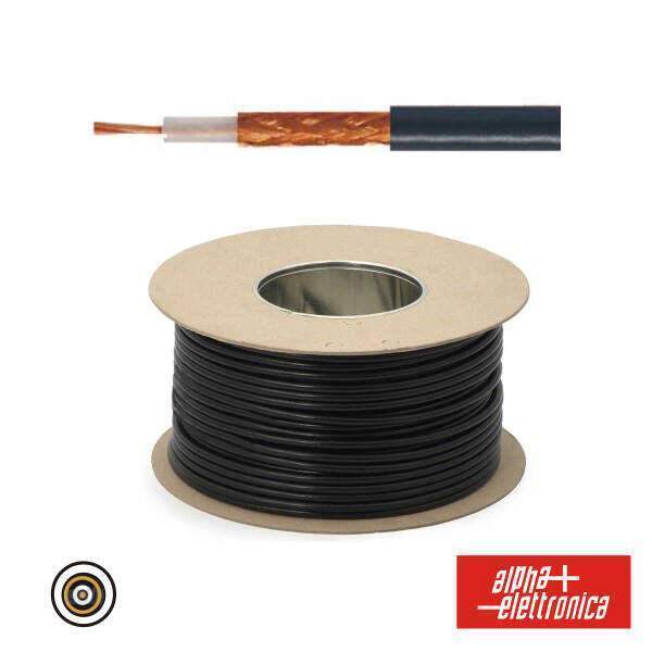 Cabo Eletronica 1 Condutor + Malha 1x0.56 °8mm Preto - (WTR105)