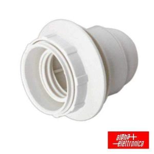 Casquilho P/ Lâmpada E27 Branco - (23-9-131B)