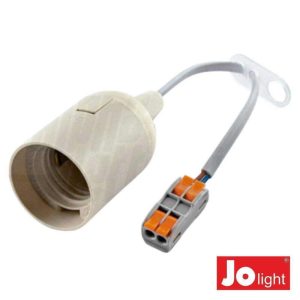 Casquilho P/ Lâmpada E27 C/ Ligador - (23-9-132B)