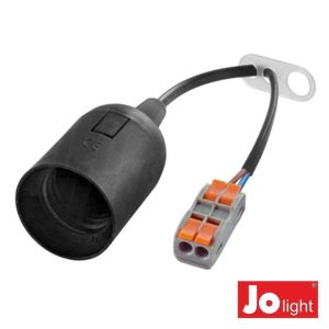 Casquilho P/ Lâmpada E27 C/ Ligador - (23-9-132N)