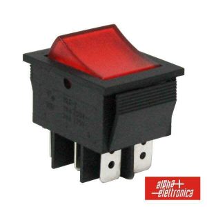 Interruptor Basculante 15a-250v Dpdt On-On - (320-010)