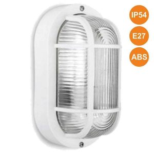 Aplique Olho De Boi E27 Ip54 Branco - (34350)