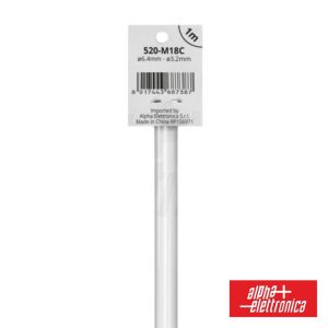 Tubo Manga Termoretrátil 2:1 Ø6.4mm 1M Transparente - (520-M18C)