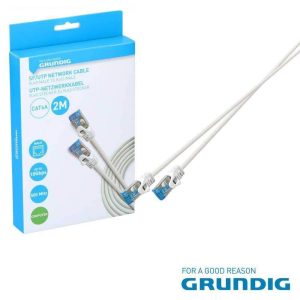 Cabo De Rede SF/UTP CAT6A 2M Branco GRUNDIG - (72362)