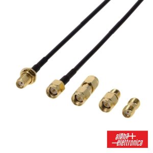 Cabo SMA Macho/Fêmea c/ 3 adaptadores 5m ALPHA - (95-858/050B)