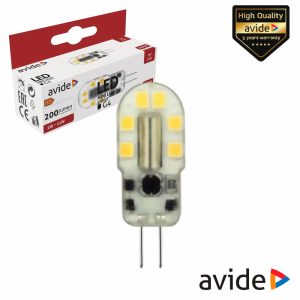 Lâmpada LED G4 2W 12V 3000K 200lm AVIDE - (ABG4WW-2W-B)