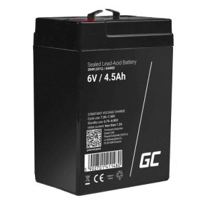 Bateria Chumbo Gel AGM 6V 4.5A GREEN CELL - (AGM02)