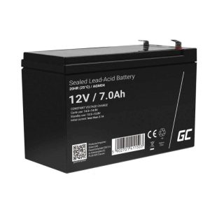Bateria Chumbo Gel AGM 12V 7A GREEN CELL - (AGM04)