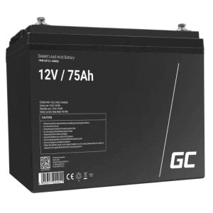Bateria Chumbo Gel AGM 12V 75A GREEN CELL - (AGM25)