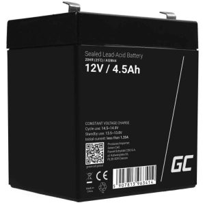 Bateria Chumbo Gel AGM 12V 4.5A GREEN CELL - (AGM44)