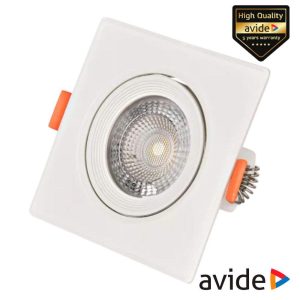 Painel LEDS Quadrado 7W 90mm 6400K 570lm AVIDE - (ALDLS38CW-S-7W)