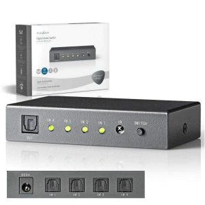 Comutador De Áudio 4 vias - (ASWI2504AT)