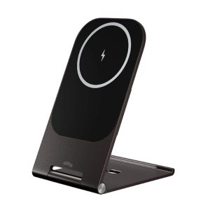 Carregador Por Indução QI 15W C/ Suporte Magnético ALLITY - (AWC-200-15WMS)