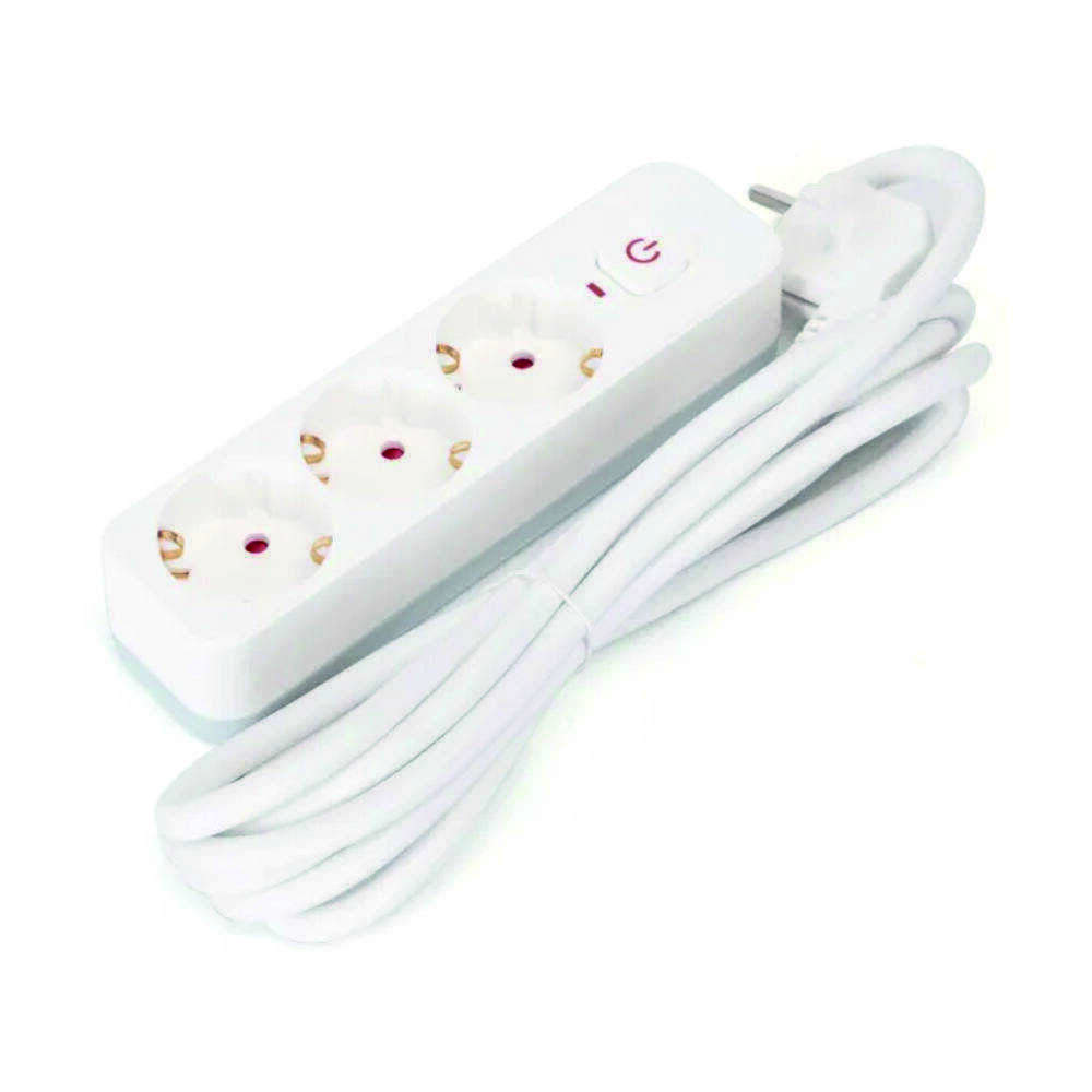 Extensão Elétrica 3x Schuko C/ Interruptor 5m 3G1.5 - (B20103BU7)