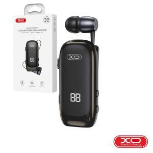 Auricular Bluetooth 5.4 Alta Capacidade C/ Display Preto XO - (BE51-BK)