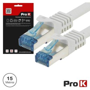 Cabo De Rede S/FTP CAT6E 15m Cinzento PROK - (CFTP6E15B)