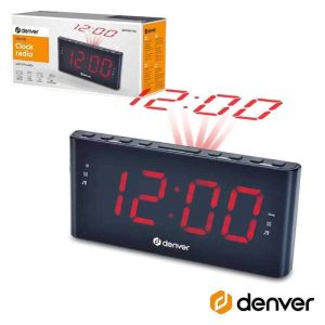 Relógio Despertador FM Digital DENVER - (CPR-710)