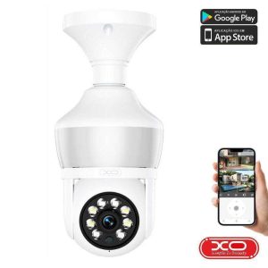 Câmara Vigilância IP 2304x1296px 3MP WiFi+BT XO - (CR05)