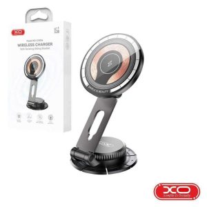 Suporte Rotativo C/ Carregamento Por Indução Preto QI 15W XO - (CX036)