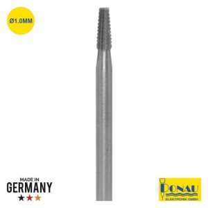 Fresa De Corte Cónica C/ Ø1.0mm Em Aço Donau - (DNE17018)
