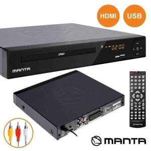 Leitor Dvd C/ HDMI Cabo Rca USB Comando MANTA - (DVD072)